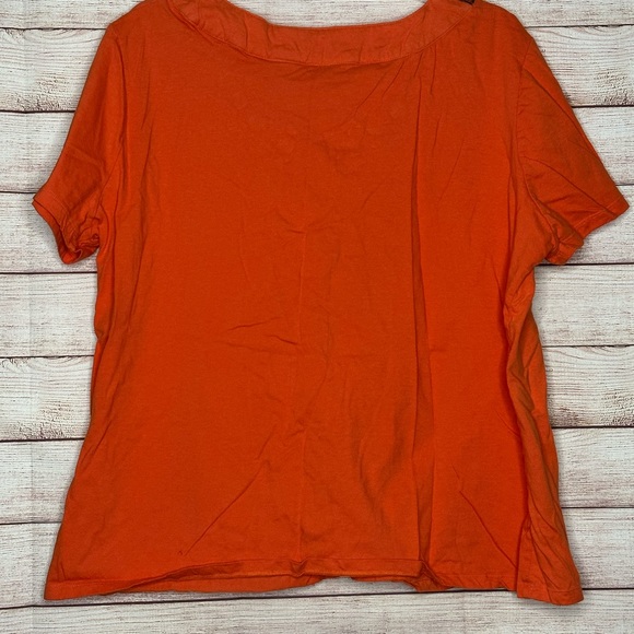 Orange beaded collar Top - Picture 5 of 7